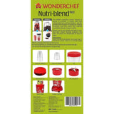 WON005-Wonderchef Nutriblend 2 jars Red