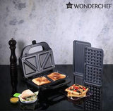 WON209-Wonderchef Prato 3 In 1 Sandwich Maker
