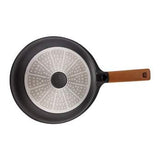 WON088-Caesar Aluminium Nonstick Frying Pan With Wooden Handle - 24cm, 1.7Lt